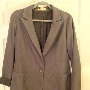 Charcoal Boyfriend Slouchy Blazer